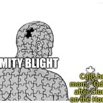 Only thing Amity was missing | AMITY BLIGHT; Calls her mom, "Odalia" after Clouds on the Horizon | image tagged in puzzle man,memes,funny,cartoon,the owl house | made w/ Imgflip meme maker