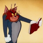 Tom Cat Angry Reading