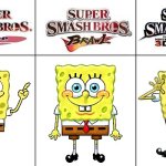 SpongeBob In Super Smash Bros. (THE ENDING WILL SHOCK YOU!) | image tagged in super smash bros evolution | made w/ Imgflip meme maker