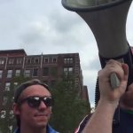man-with-bullhorn-in-my-face GIF Template