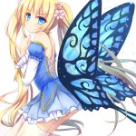 Blonde butterfly anime