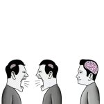 Three men, one Is clever