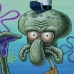 Angry squidward