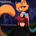 Vadrina Announcement Template (image by AlexTheTransgenderFreak) meme