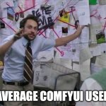 AVERAGE COMFYUI USER | AVERAGE COMFYUI USER | image tagged in me trying to explain | made w/ Imgflip meme maker