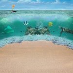 Moana Inspired Digital Backdrop - Etsy Norway