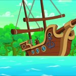 The Pirate Ship in the River