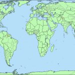 World map template