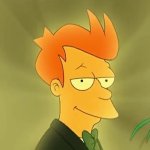 Futurama fry turning around GIF Template