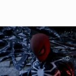 Spider-Man takes off the Symbiote GIF Template
