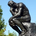 Thinker sculpture