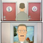 Two Buttons Hank Hill