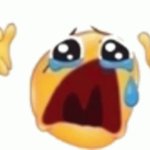 Sad crying emoji