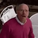 Walter White looks up GIF Template