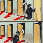 Ohoh | image tagged in grim reaper running away | made w/ Imgflip meme maker