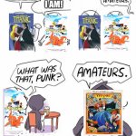 Which is the worst animated Titanic film of all time? | I'M WORST ANIMATED TITANIC FILM OF ALL TIME; NO, I AM! | image tagged in amateurs,titanic,worst films ever,worst animation ever | made w/ Imgflip meme maker