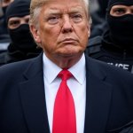 Donald Trump Armed Men black uniforms masks Dictatorship