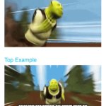 Two running Shreks