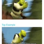 Two running Shreks (GIF) GIF Template