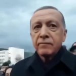 Tayyip Erdoğan awkward look GIF Template