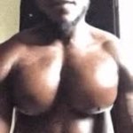 black man flexing GIF Template