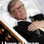Bill Gates in a Coffin