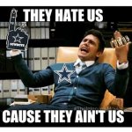 Hate us because they ain't us