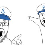 Captain pointing