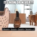 Run like there's no tomorrow! | ITS NOW OR NEVER!!! | image tagged in run like there's no tomorrow | made w/ Imgflip meme maker