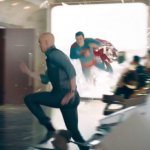 Lex Luthor Running From Superman