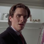 Confused Patrick bateman