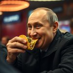Putin eats a TACO for lunch. Trump.