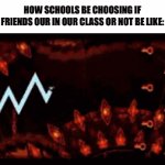 **FOCUS** | HOW SCHOOLS BE CHOOSING IF FRIENDS OUR IN OUR CLASS OR NOT BE LIKE: | image tagged in gifs,school,relatable | made w/ Imgflip video-to-gif maker