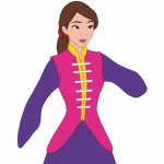 Kung Fu Brunette Princess