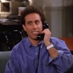 Seinfeld on phone