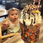 kid looking at ice cream cone