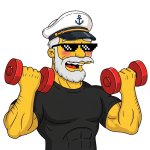 Muscular captain
