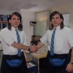 Mirror Michael Scott Office handshake