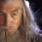 Gandalf pipe smile