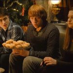 harry ron ginny couch