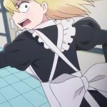 anime girl chase GIF Template