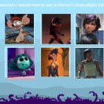 Ten Characters I'd Like To See in Dreamlight Valley | image tagged in ten characters i'd like to see in dreamlight valley | made w/ Imgflip meme maker