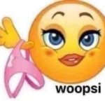 Taking off underwear emoji
