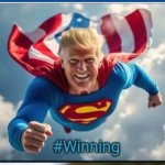 Trump as Superman