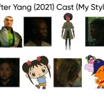After Yang (2021) Cast (My Style) | image tagged in after yang 2021 cast my style,meme,memes,spoof cast,after yang,characters | made w/ Imgflip meme maker
