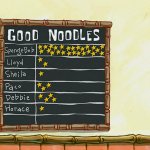 Spongebob Good Noodle Star Board