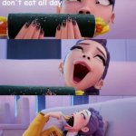 Rumi devour | POV: when you don't eat all day | image tagged in rumi devour | made w/ Imgflip meme maker