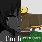 Im Koltsov | VIADIMIR KOLTSOV | image tagged in i m fi-,blood debt roblox | made w/ Imgflip meme maker