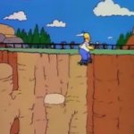 Simpsons gorge jump