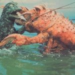 Godzilla vs. Radioactive Shrimp meme